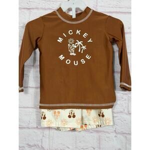 Disney Junior Mickey Mouse 18 Month Rash Guard Set